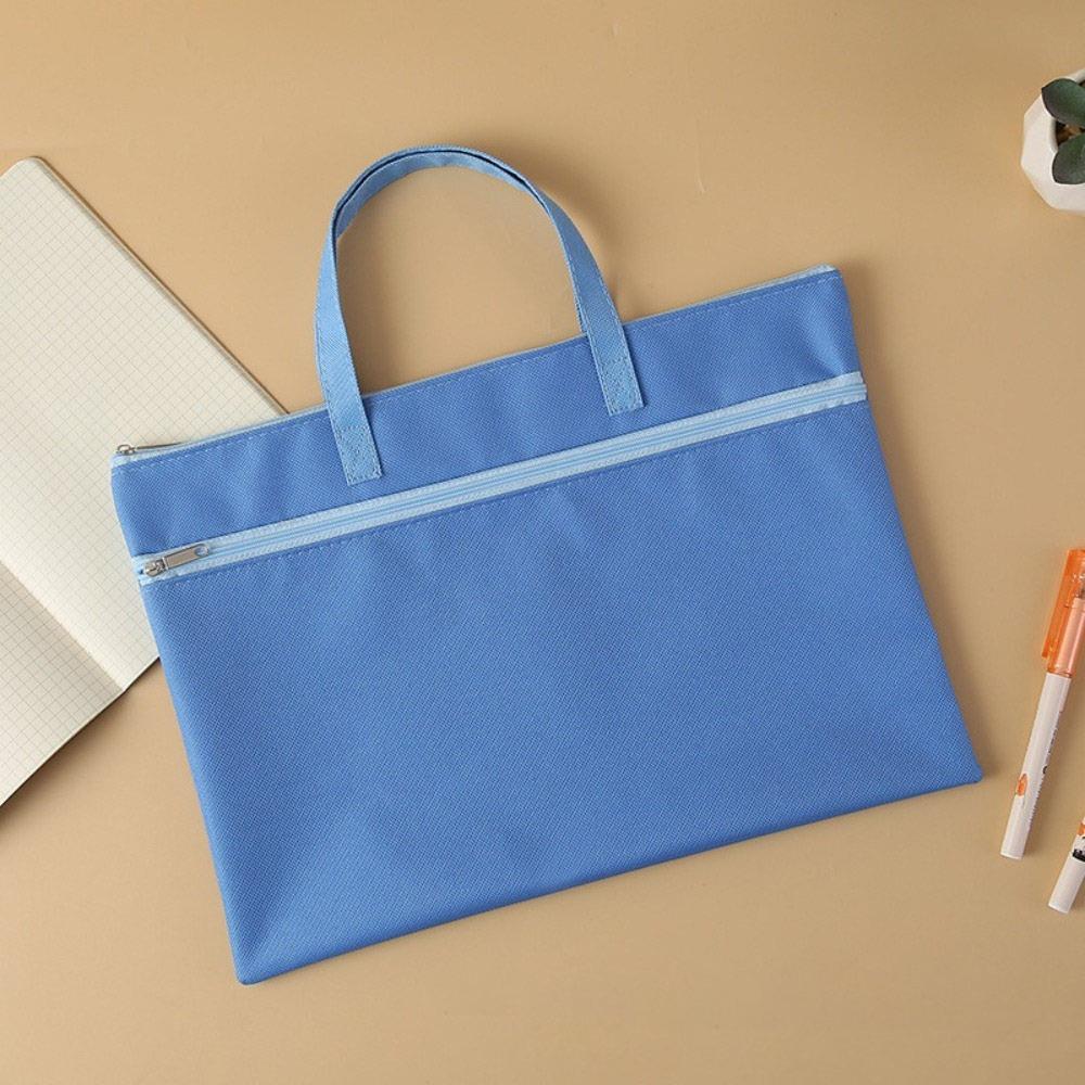 Zipper File Bag Large Capacity File Folder Stationery Dustproof A4 Envelope Folder  School Office