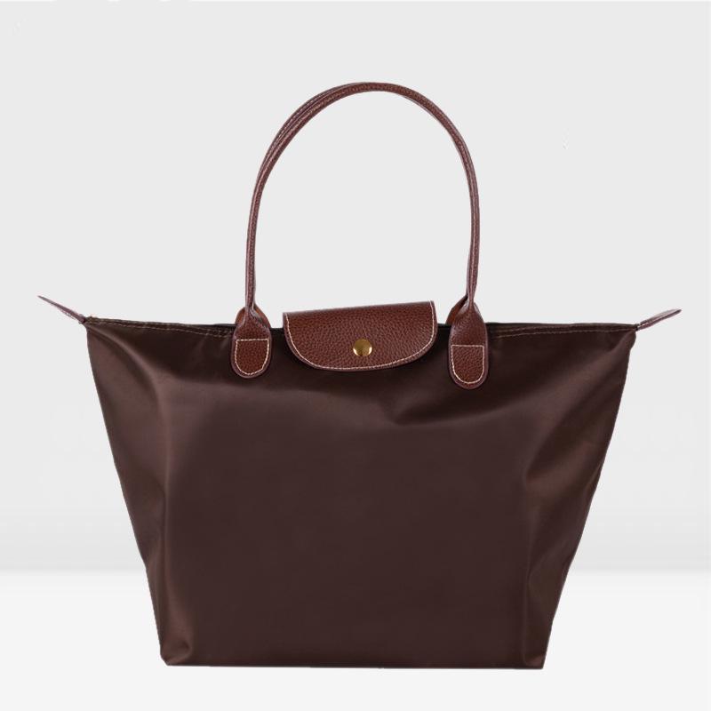 Women's Nylon Folding Shoulder Bag: Waterproof, Versatile for Gym, Sports, Shopping, and Storage