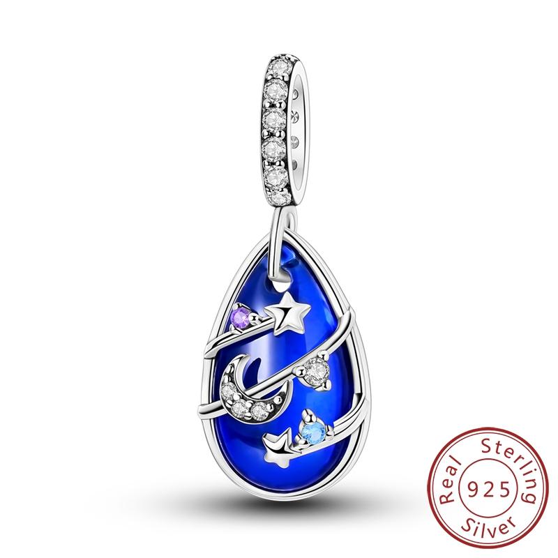 Retro Style Copper Prayer Hand&Elf&Cross&Snake&Eye&Purple Dragon Ball Dangle Charm Fit Diy Bracelet Trendy Jewelry