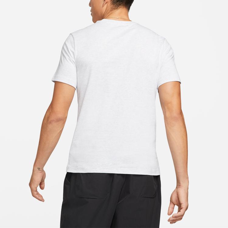 Nike Solid Color Crew Neck T-Shirt Men Tops Birch DM2387-051