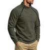 Men's Jacket Half Zip Pullover with Stand Collar for Outdoor Winter Warm