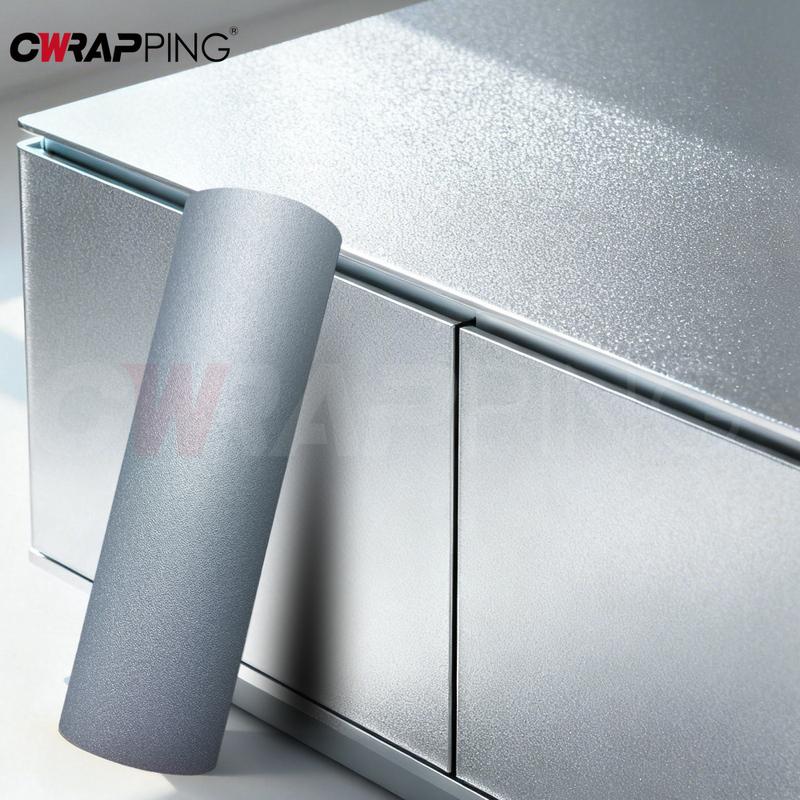 Vinyl Car Wrapping Sticker Frosted Silver Car Film Vehicle Decoration Motorcycle Stickers Body Covering Auto Outdoor Accessories