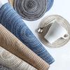 Concise Round Linen Braided Cup Coaster Heat Insulated Bowl Plate Place Mat