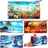 4 Pcs Seasonal Mailbox Covers Magnetic Standard Size 21 X 18 Inches Summer Autumn Winter Spring Mailbox Covers Waterproof for Outdoor Yard Home