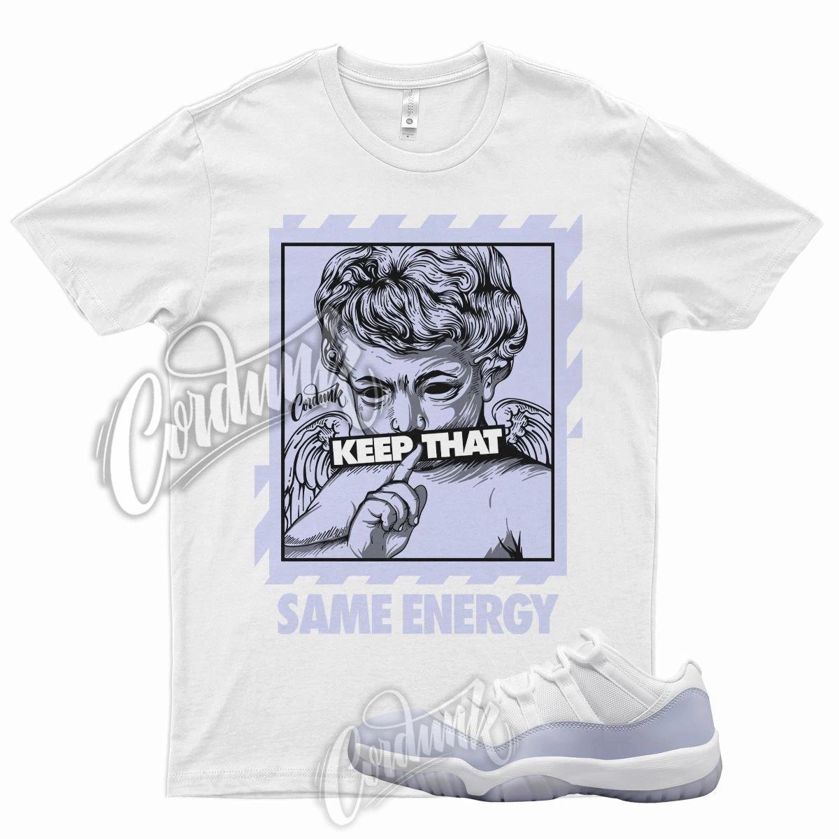 Белая футболка ENERGY для J1 11 Low WMNS Pure Violet Purple Arctic Punch 1 S