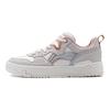 Li Ning Common anni '80 Casual Versatile Comodo Antiscivolo Ammortizzante Scarpe da Skate Basse Donna sneaker Grigio Bianco AGCU008-2