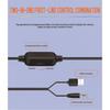 USB Corded Multimedia Speakers With Vibranted Color Effects And Double Connection For Laptop Desktop Devices