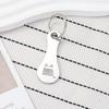 Metal Simple Pattern Keychain Pendant Multi-Purpose Portable Backapck Decoration