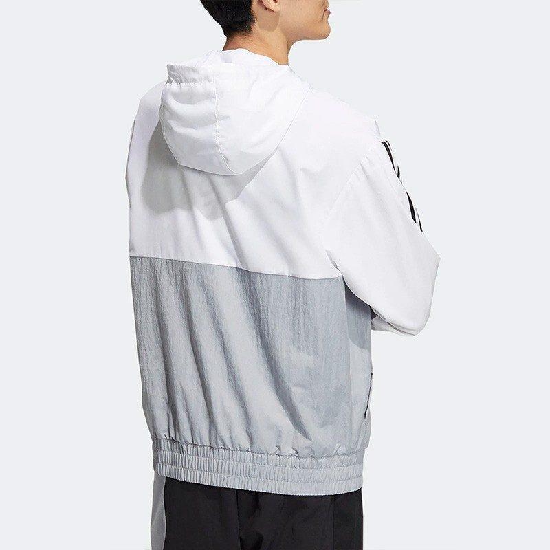 Adidas Jackets Men's White Hooded Moderate Other HN2423
