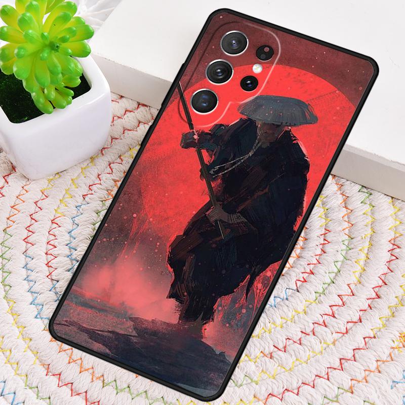 Japanisches Bushido Samurai Silikon Handyhülle Für Samsung Galaxy note 10 pro S26 S25 S24 S23 S22 S21 Plus S25Ultra Capa Abdeckung