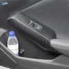 For Honda Civic 11th  ABS Carbon Fiber Texture 4pcs Car Interior Door Window Lift Control Side Panel Cover Protective Trim