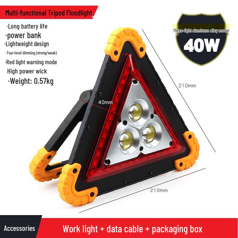 LED Foldable Car Emergency Warning Triangle