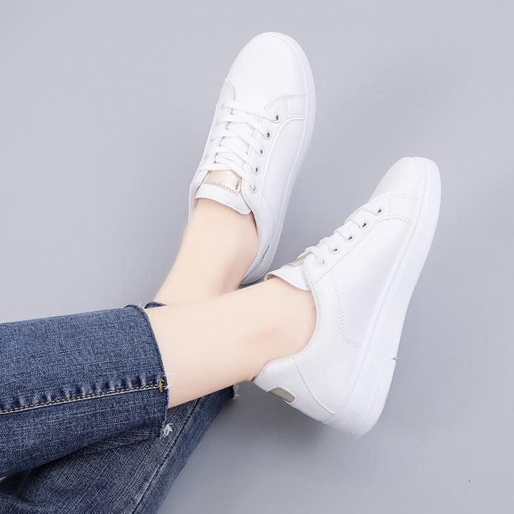 Spring Shoes 22 New Sub-spring Board Shoes Student Casual Spring and Autumn Flat-bottomed Lace-up Single Shoes