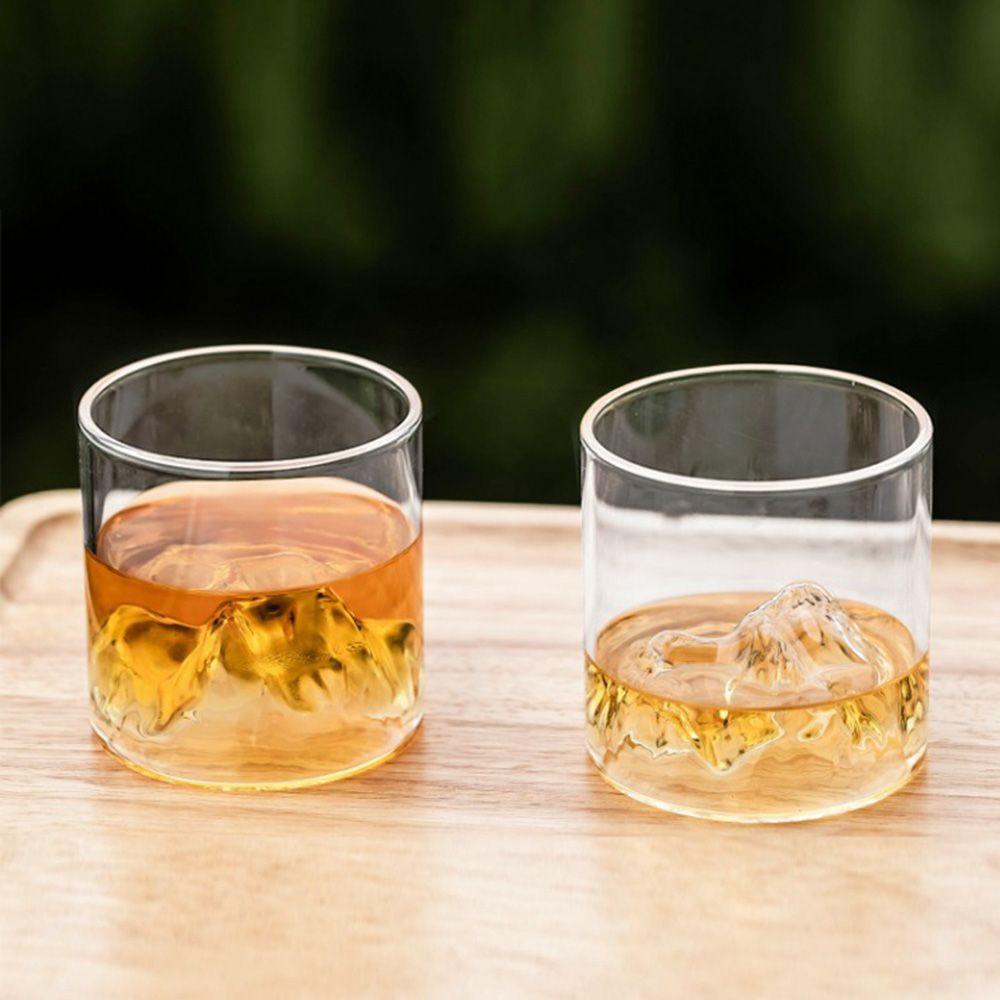 Horský nápojový sklo Čiré pití Vodka pohár Víno Pivo Hrneček Skleněný pohár Whiskey sklenice Pitné sklenice