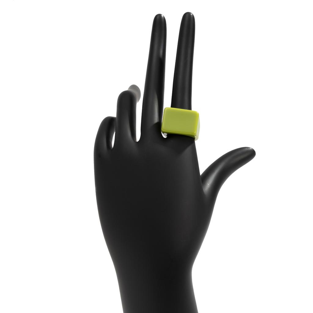 Accessories, Personalized Pastoral Color Square Ring Women, Sweet and Cool Internet Celebrity Vacation Style Geometric Jewelry