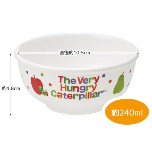Skater Bowl Melamine Rice Bowl 240ml The Very Hungry Caterpillar Fruit M320