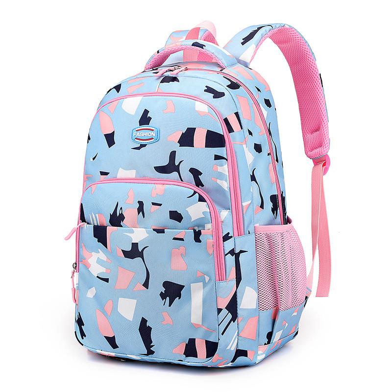 Printed Cartoon Pattern Large Capacity Zipper Lightweight Childrens Backpack