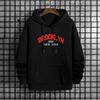 Brooklyn Print Hoodies for Man Autumn Winter Hot Sale High Quality Hooded Sweatshirt Home Outdoor Casual Sport Warm Pullover