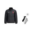Li Ning Badminton Collection Down Jacket Unisex Black AYMV135-1