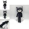 Enchanting Siren Head Series Black Cat Plush Toy Charming Horror Character Doll