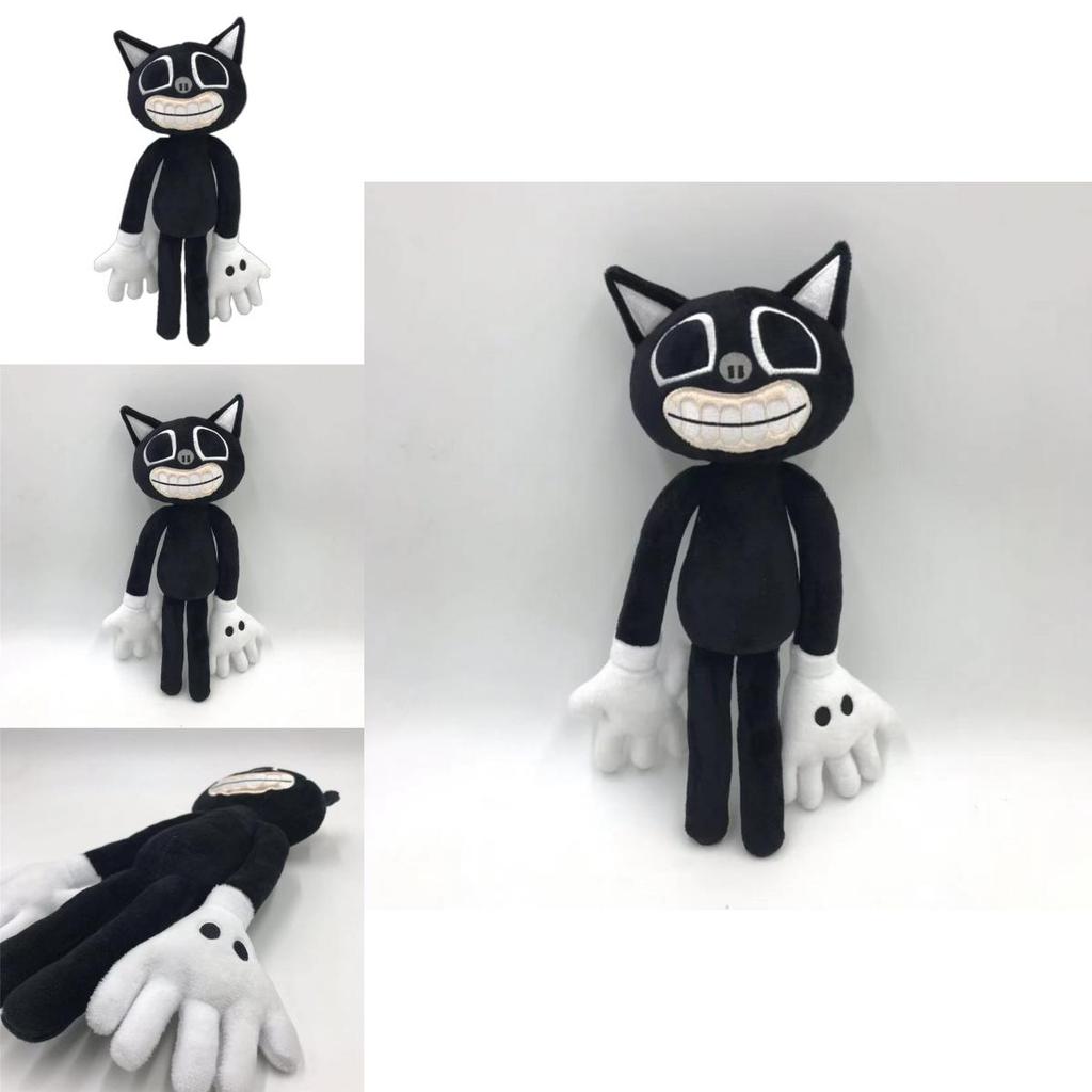 Enchanting Siren Head Series Black Cat Plush Toy Charming Horror Character Doll