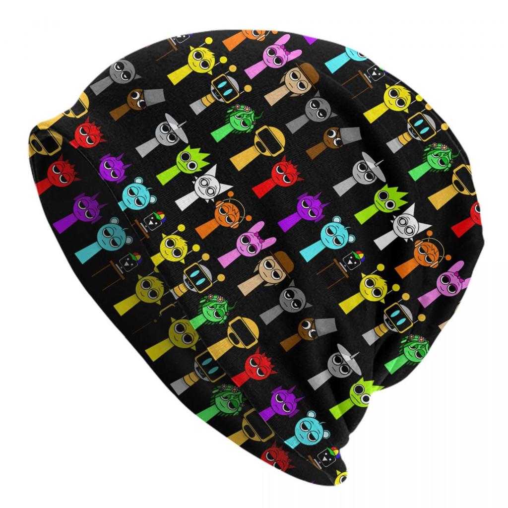 Custom S-Sprunkies Classic Cute Game Skullies Beanies Caps Fashion Winter Warm Knitting Hat Unisex Adult Manga Bonnet Hats