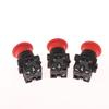 1 sztuka Xb2-Es543 Es544 Es545 Samozaciskowy Zatrzaskowy 220V 22mm Przycisk Grzybkowy Awaryjnego Stopu Czerwony
