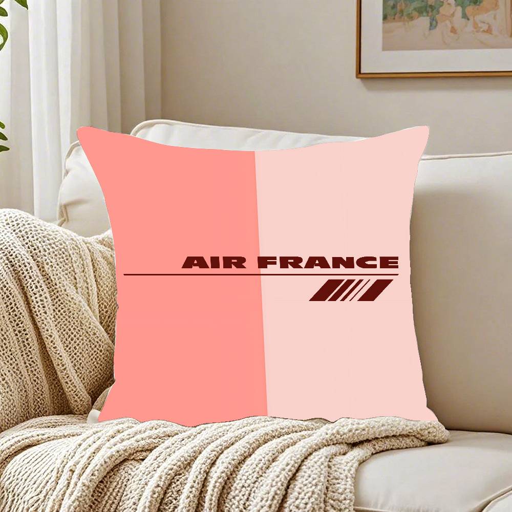 Air France Pillow Case Pattern Printed Pillowcase For Living Room Sofa Cushion Cover & Bedroom Decor