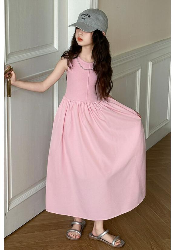2026 Stylish Summer Princess Dress for Big Kids – Long Girls' Skirt