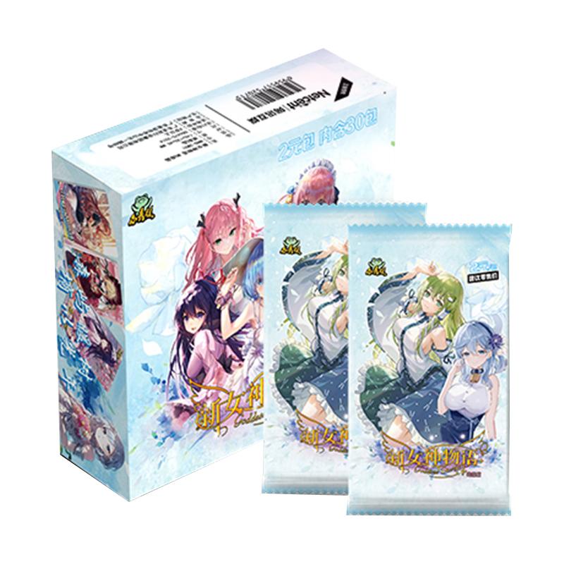 Goddess Story Cards Fufeng Chapter Colorful Flash Card Booster Box Rem Girl Anime Character Collection Card Games Toy Kid Gifts