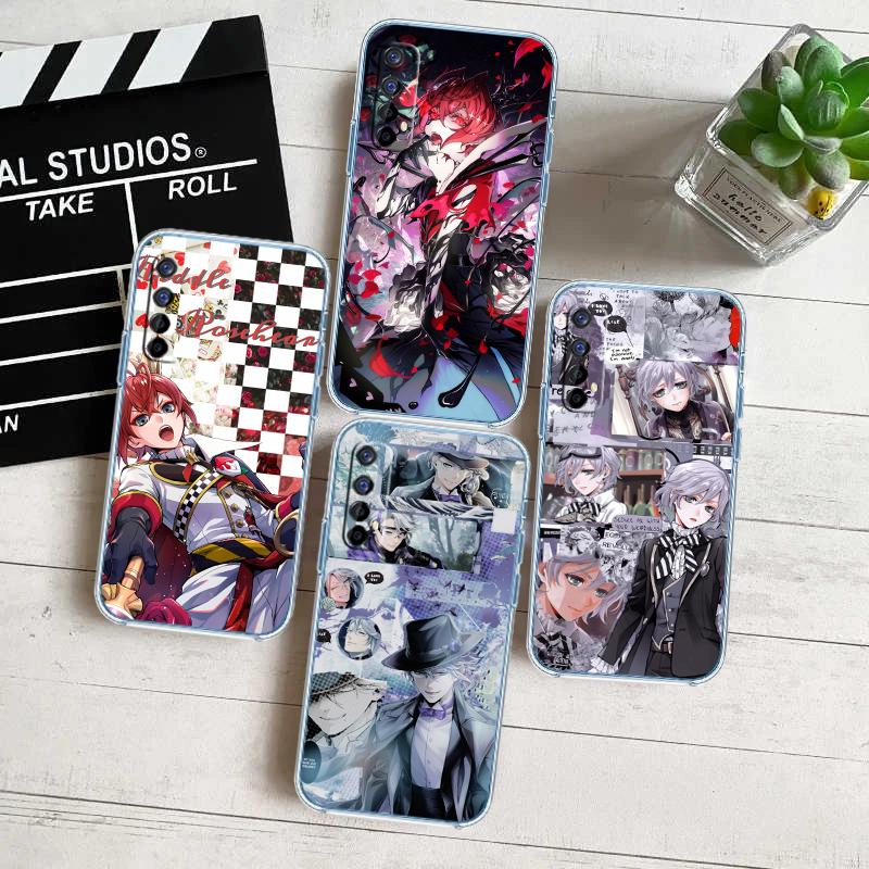 Disney Twisted Wonderland Transparente Handyhülle für Samsung Galaxy A04 A04S A14 A23 A34 A54 M23 M33 M52 M53