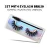 3D 5D Faux Mink False Eyelashes With Lash Boxes Custom Logo High Quality 15-20Mm 25Mm Mink Strip Lashes