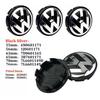 Hub Caps Accessories 4pc 56mm 60mm Car Wheel Center Hub Cap Badge Rim Cover Emblem For Volkswagen VW Polo Tiguan Golf Jetta Beet