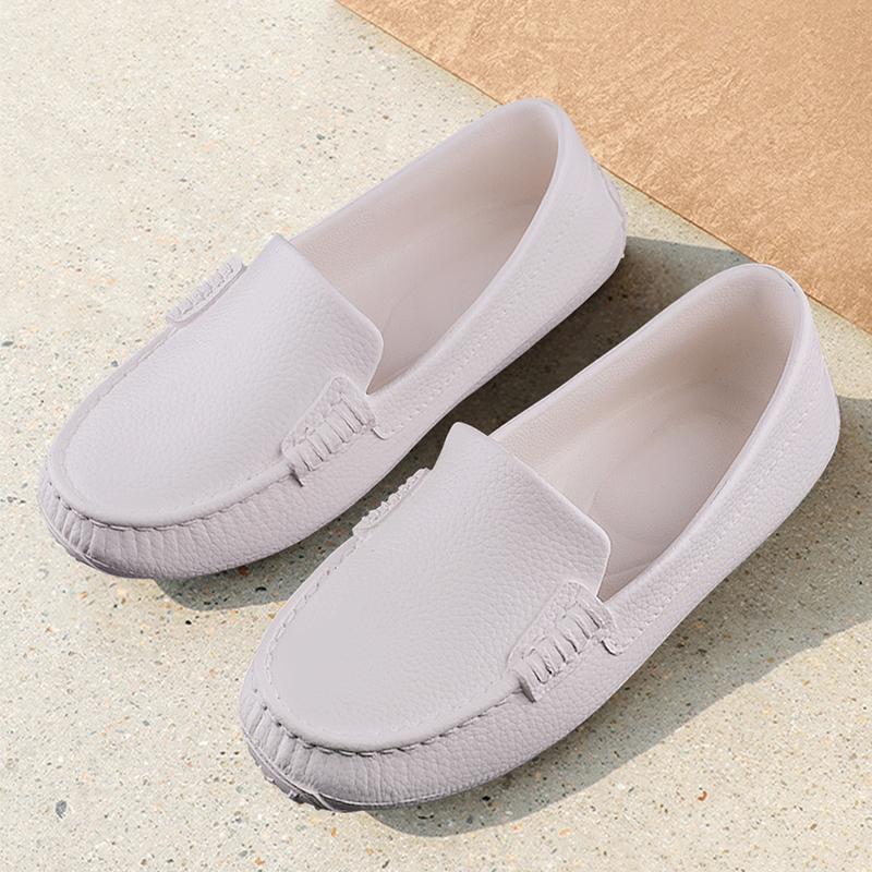 

Мужские однотонные, простые и модные туфли Лефу, повседневная обувь из ЭВА, мягкая и легкая, весенне-осенний легкий мут 40