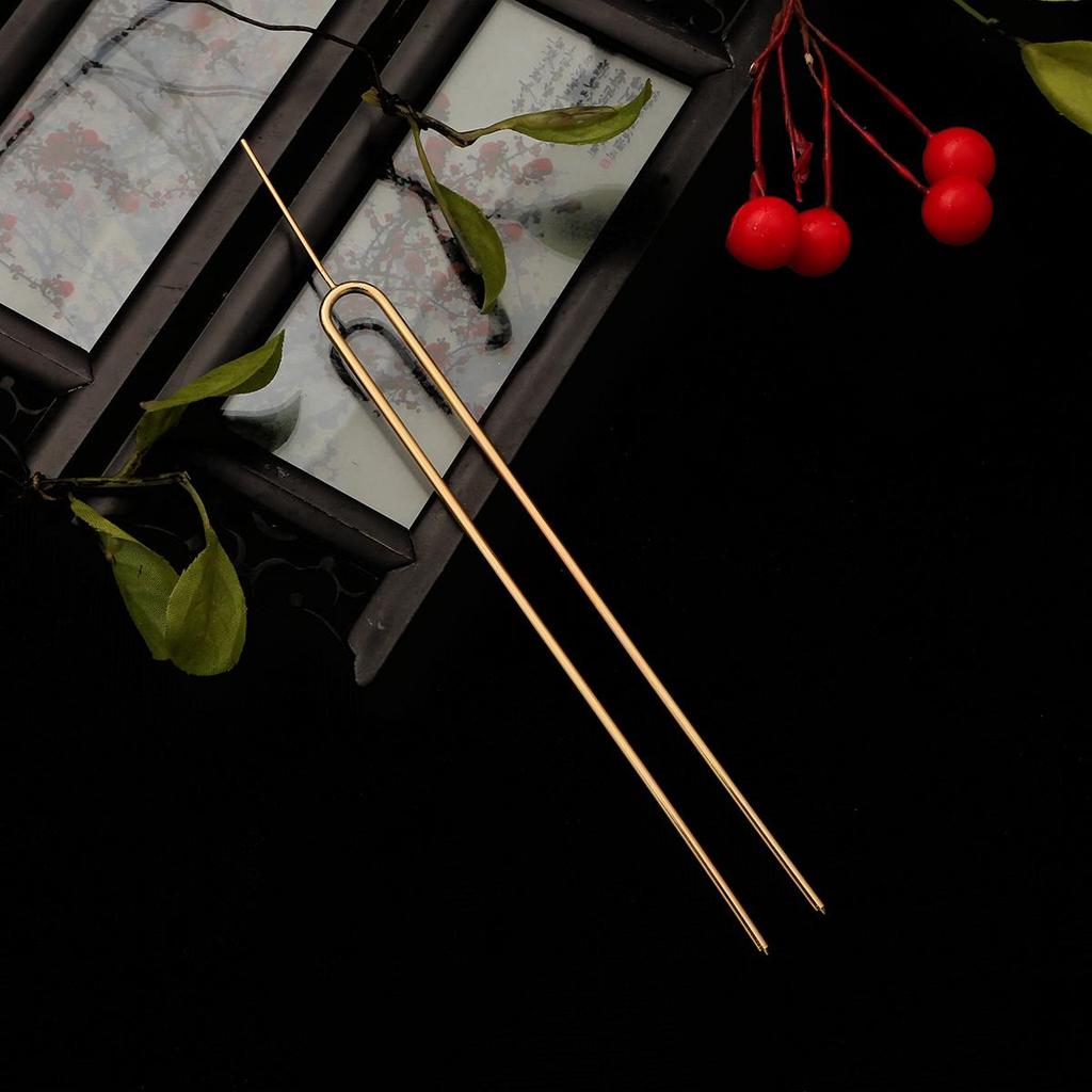 Metal Hairpin Base DIY Material for Crafting Hair Jewelry Accessories
