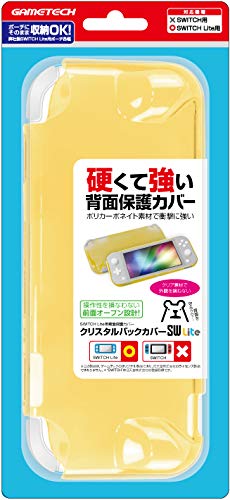 

Задняя защитная крышка для Nintendo Switch Lite Задняя крышка SW Lite Switch Crystal (Ясно желтый) -