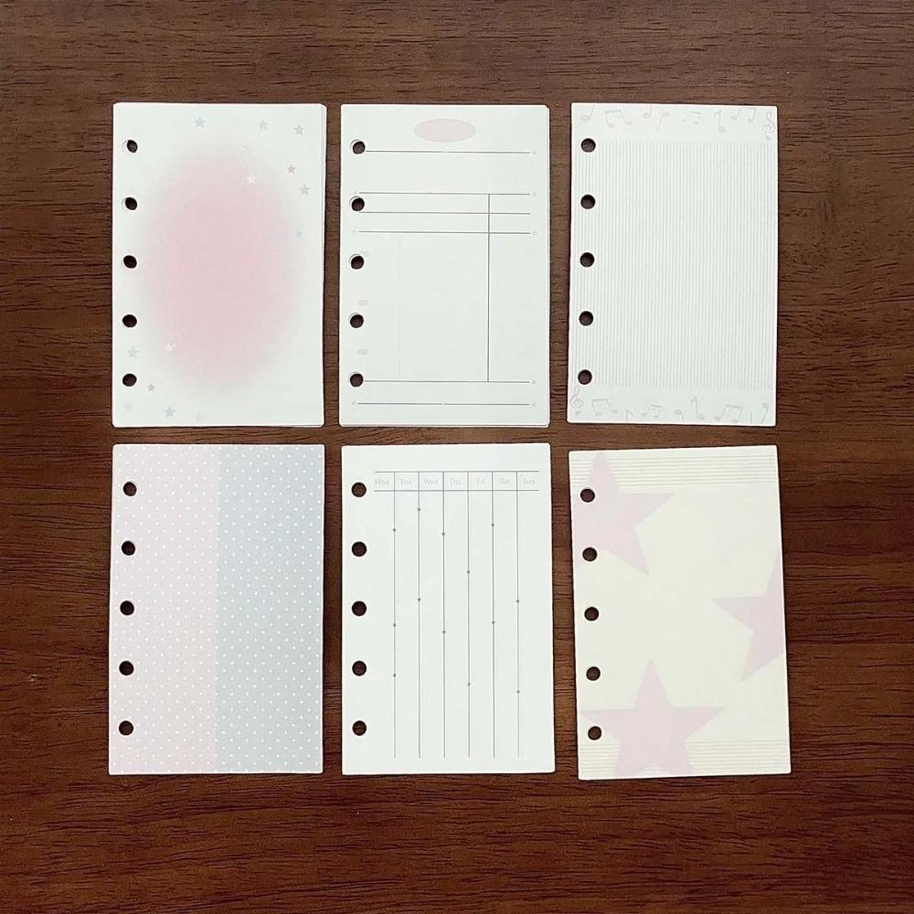 Scrapbook M5 Ordnerseiten Musikthema Innenseite Kartenordner Fotoalbum Ordner Nachfüllung Transparente Seiten Kartenorganisator
