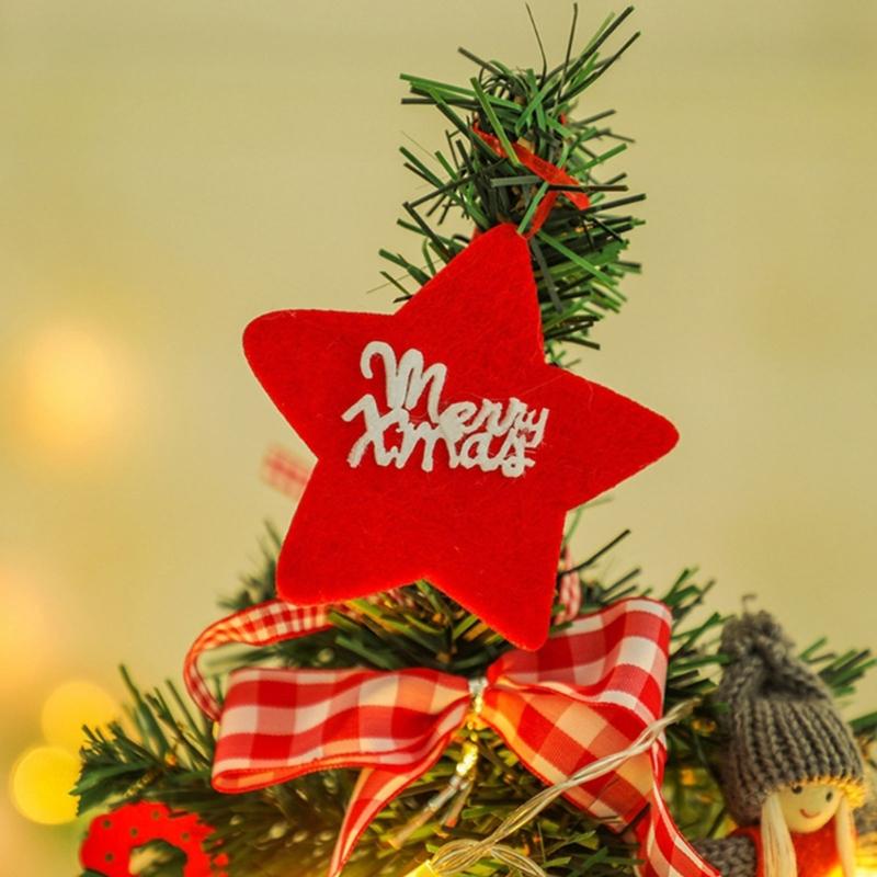 1Pcs Tabletop Christmas Tree with Bright LED Lights Home Decoration Accessories Stylish Holiday Present for Men Women