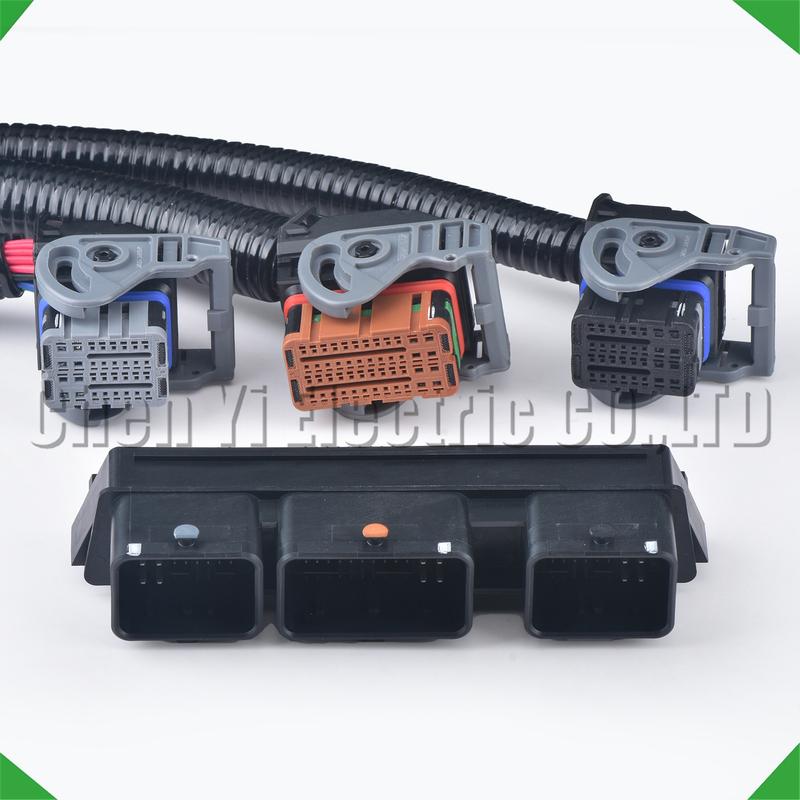 32/48 Pin Automobile Engine Computer Board Plug ECU Connector For Focus Mondeo Peugeot 5009934111 5009935112 301 307 308 408