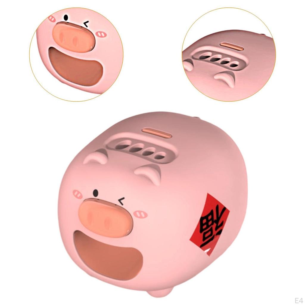 Nuts Automatic Peeling Machine Cartoon Pig Shape Melons Cracker Melon Opener for Nut Lovers