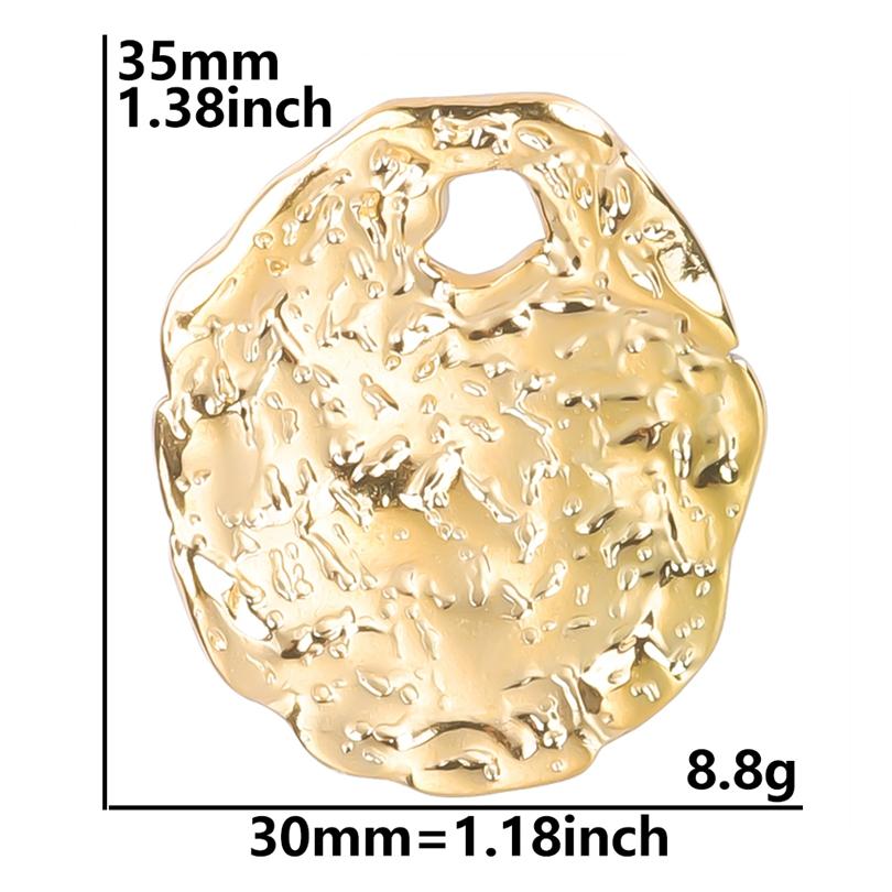 6pcs Sun Moon Stainless Steel Charms For Jewelry Making Bulk Flower Pendant Charm Gold Color Breloque Acier Inoxydable Pendant