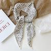 Silk Satin Scarf Women Cloth Hair Bands Headdress Accessories Lady Scarves Ribbon Neck Ties for Bag Handle Triangle Scarf