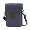 Portable Instant Camera Protective Cover with Shoulder Strap Pure Color PU Leather Camera Bag for