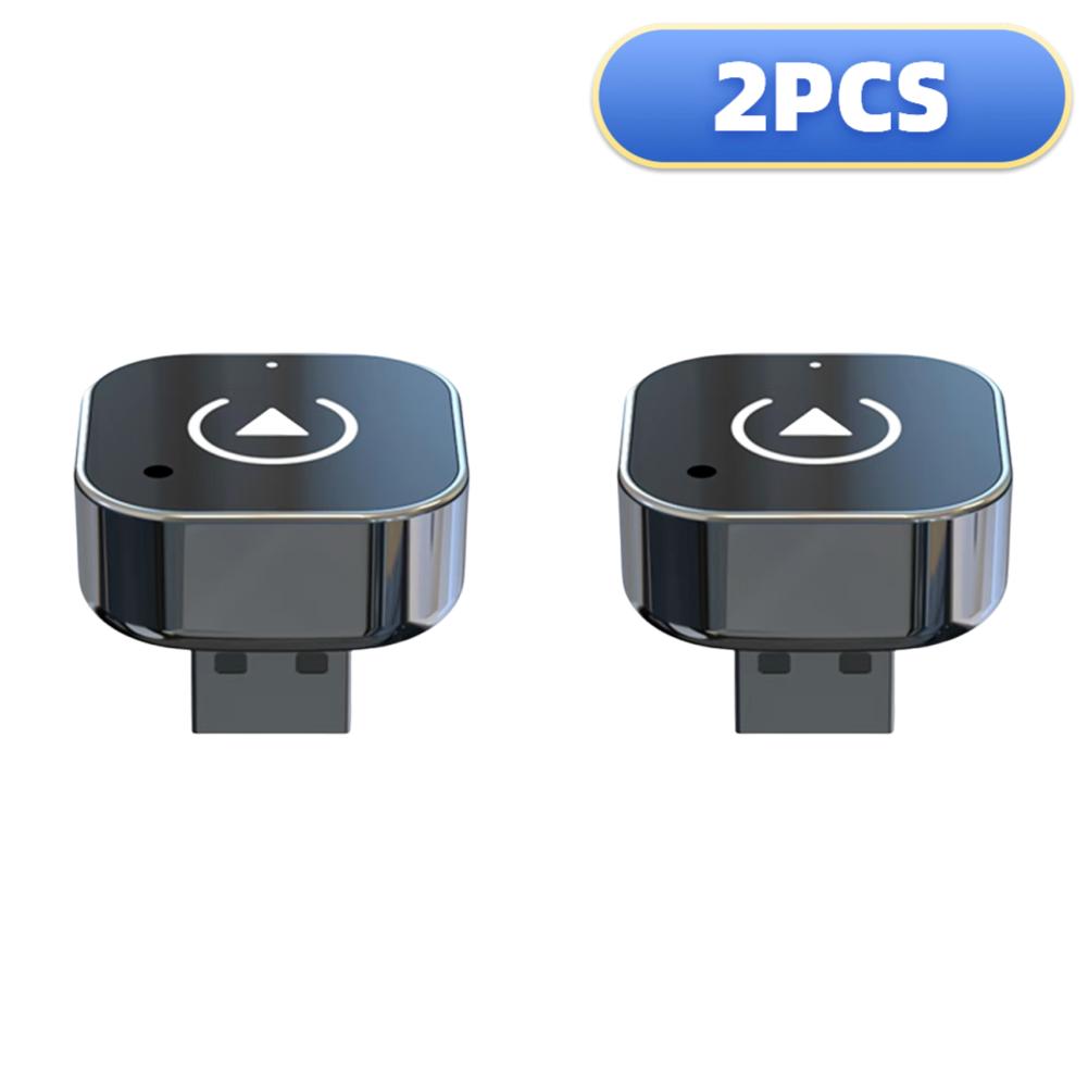 2 in 1 Wireless CarPlay Android Auto Adapter Plug & Play Convert Wired to Wireless Dongle for Factory Wired CarPlay Wired Cars