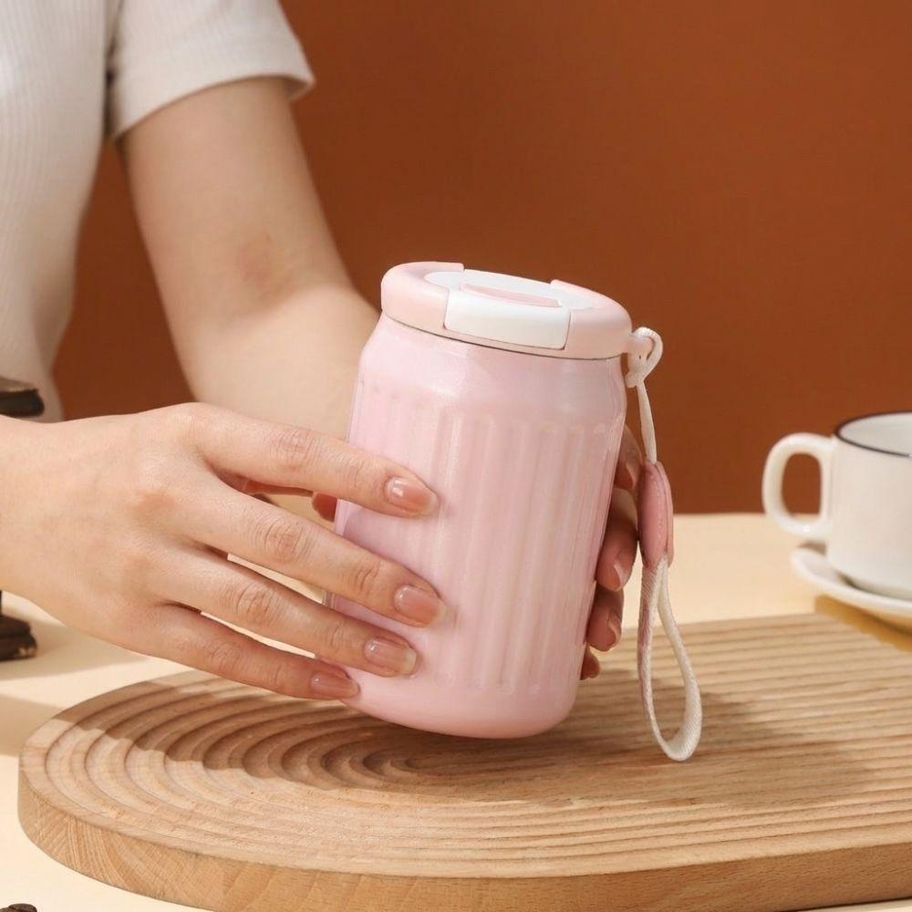 Stainless Steel Vacuum Insulated Cup Minimalist Direct Drinking Mug Portable Water Cup Gift Giving