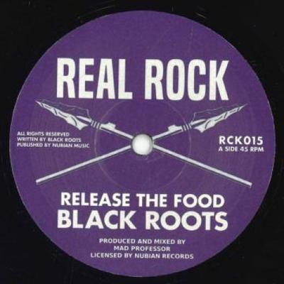 7inch Record BLACK ROOTS - Release The Food / Folitrickshun Du RCK015 Real Rock 2021 Italy Reggae, Ska & Dub