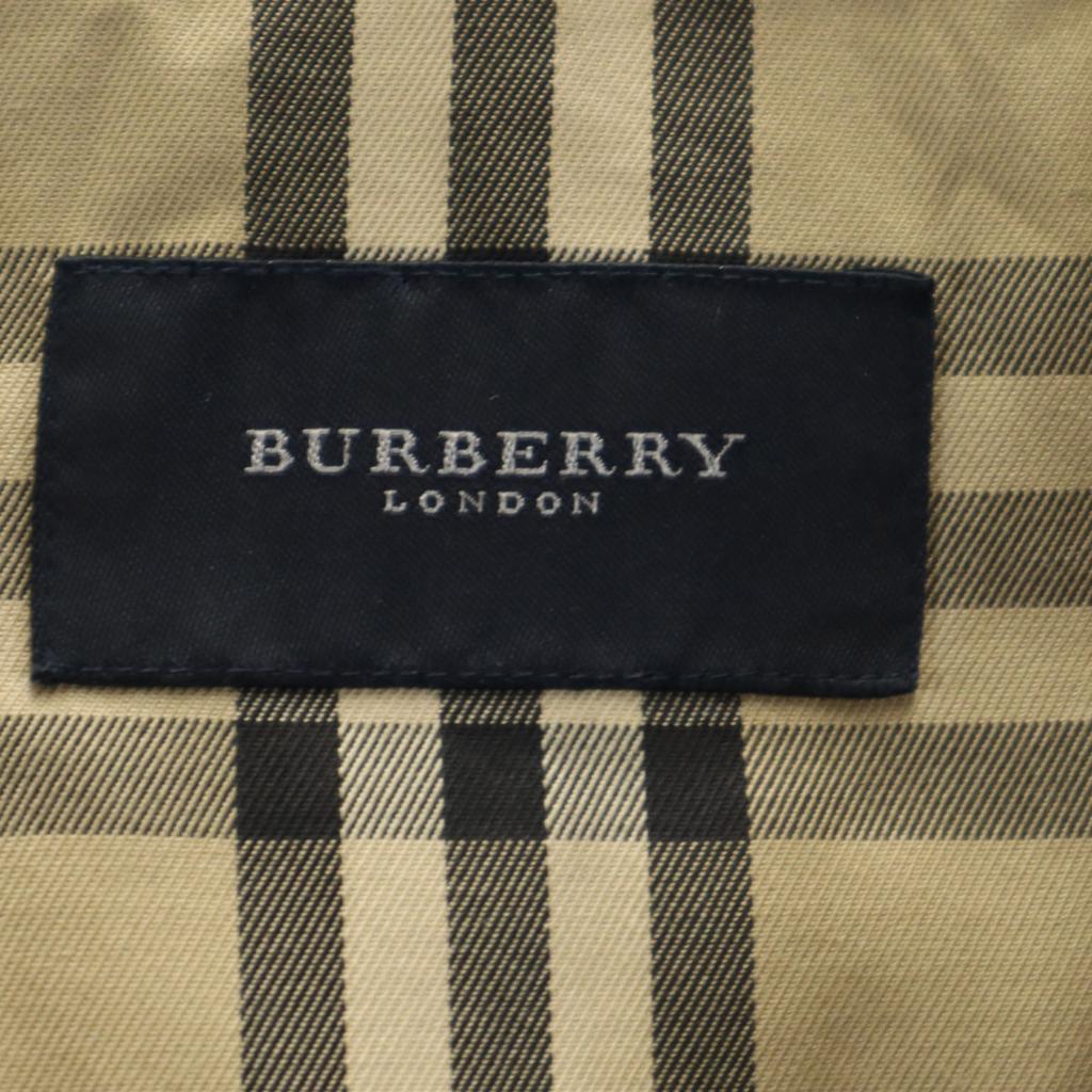 Burberry Made In Japan Faux Suede Leather Jacket Men's Used