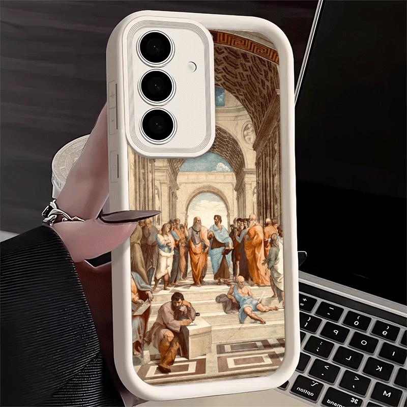 Phone Case for Samsung Galaxy S26 S25 Ultra S24 FE Renaissance Aesthetics Art Painting Shell S23 Plus S22 + S21 S20 5G Soft Sili