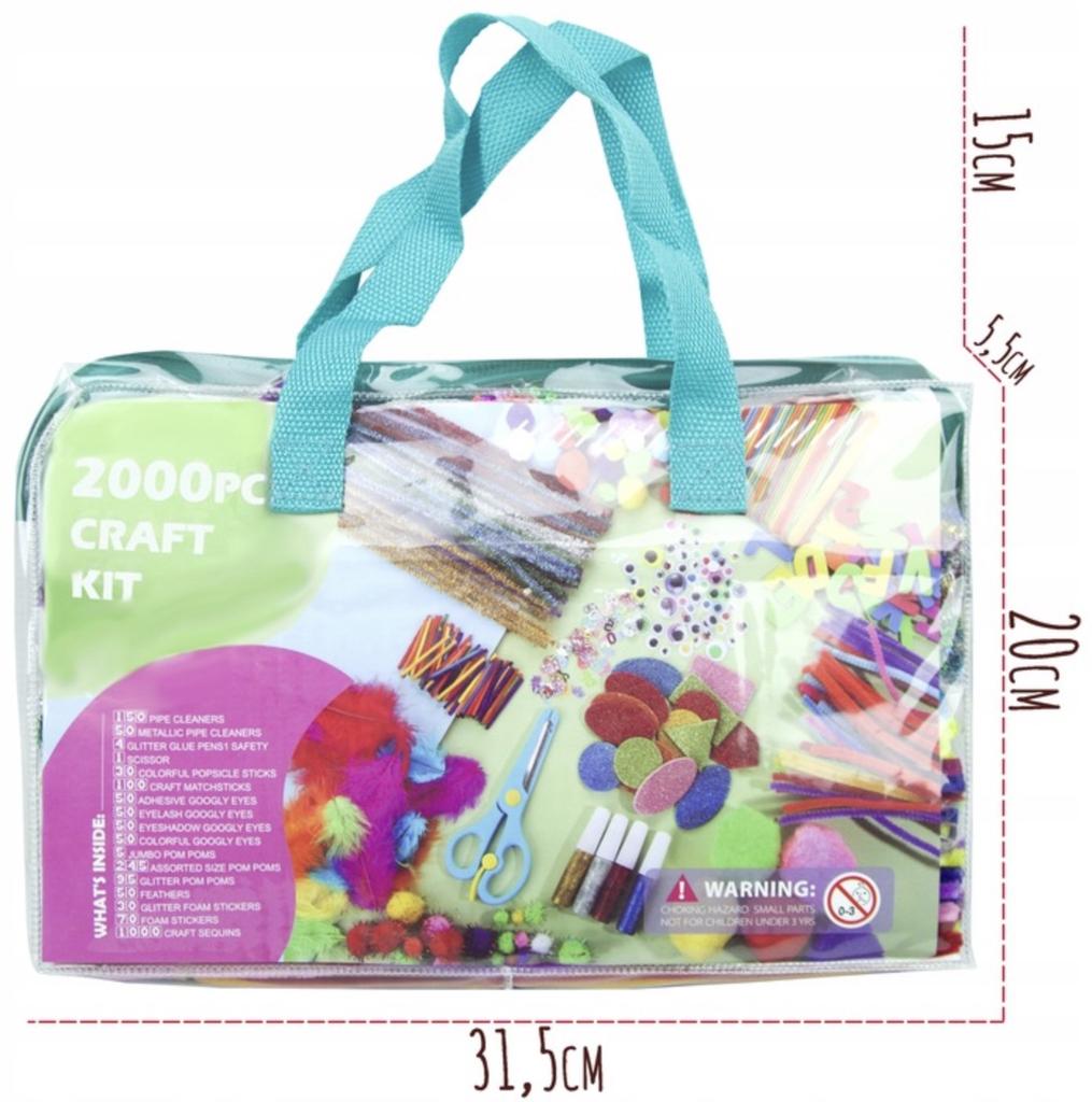 Mega Creative Art Set 2000 Diy Handicrafts For Kids Gift