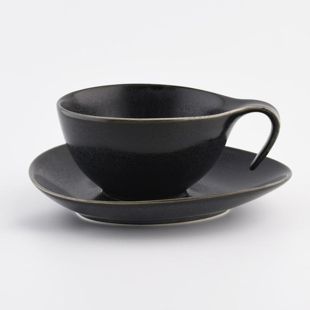 Cup with Saucer , Porcelain, Time DUKA